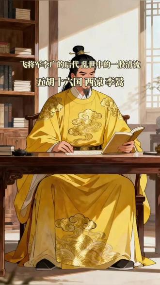 飞将军李广的后代,乱世中的一股清流 #历史 #故事 #五胡十六国 #西凉