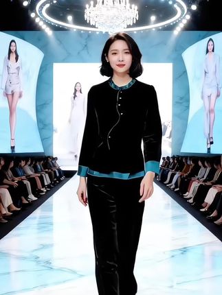 新中式国风高端上衣#女神 #气场全开 #爱了爱了 #优雅气质 #时装搭配
