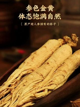 【干人参10支盒装】长白山干人参产地直发泡酒煲汤参送礼佳品#干人参 #人参 #冉檬美食