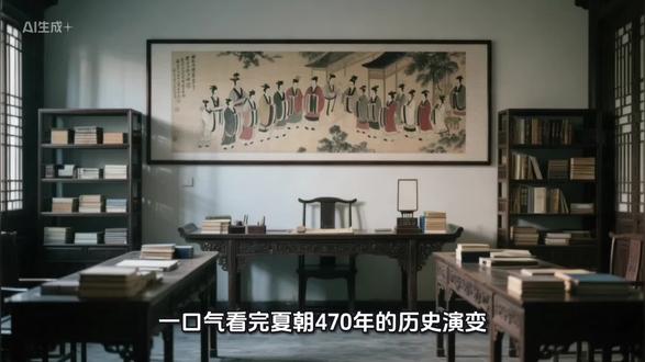 一口气看完夏朝470年的历史演变!#历史 #历史故事 #睡前故事 #vlgo十亿流量扶持计划 #上热门🔥