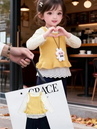 #生女儿就要给她这样穿 #甜美穿搭 #你的萌娃穿搭博主已上线 #高品质童装 #时尚搭配服装