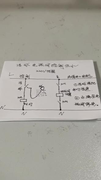 浮球、电磁阀控制供水,电磁阀断电常开型。