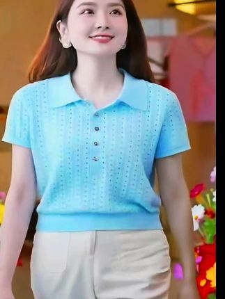 天然桑蚕丝夏季纯色镂空针织衫宽松上衣#夏季穿搭 #谁穿谁漂亮 #上衣#针织衫#T恤@抖加🔥上热门🔥dou+🔥热点宝 @我要上热门🔥涨粉 @DOU+小热门🔥粉丝千千万🔥 。