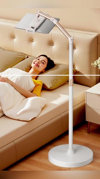 平板落地支架 ipad 手机架懒人支撑架通用直播架俯拍摄铝合金可伸缩 #平板落地支架 #iPad懒人支撑架 #铝合金直播架 #可伸缩俯拍架 #手机平板通用架