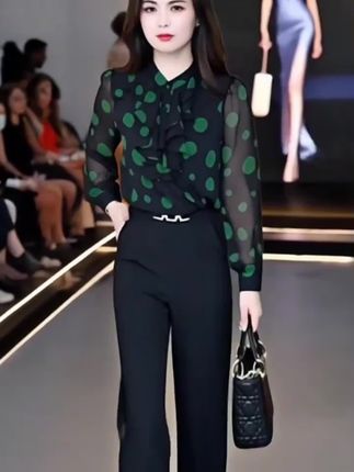 2025秋新款女装洋气减龄小衫雪纺上衣女士衬衫法式气质衬衣#上衣穿搭 #女装穿搭 #时尚气质穿搭 #气质女装 #女装时尚穿搭