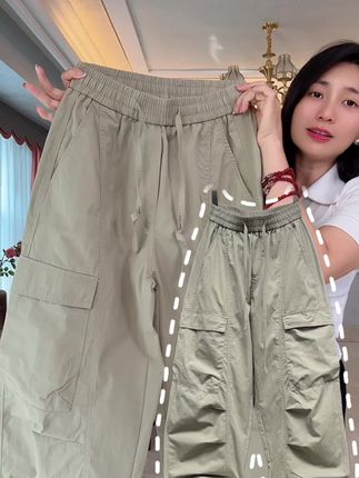 这条美式工装裤,今年特别的流行#百搭裤子 #显高显瘦显腿长#夏季穿搭 #透气舒适 #百搭神裤