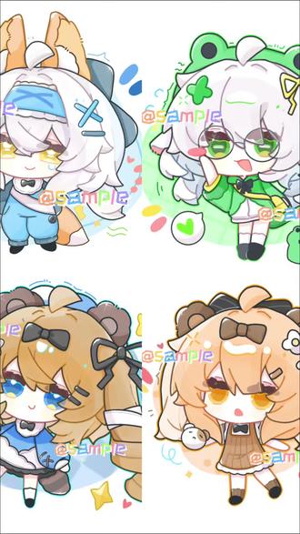 我们需要更多的小零食 #绘画 #q版#稿件展示 #设定