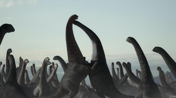 无畏巨龙求偶的震撼场面 #远古生物#远古巨兽#远古文明#精彩瞬间#神奇动物无畏巨龙求偶大作站, #神奇动物