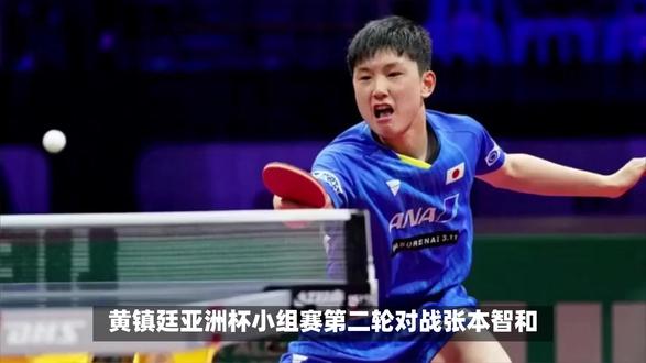 张本智和击败黄镇廷,桥本帆乃香击败陈熠