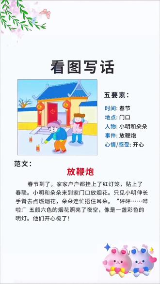 看图写话是一二年级的重难点,这本范文让孩子读一读练一练#看图写话#看图写话范文#培养孩子好习惯#作文素材