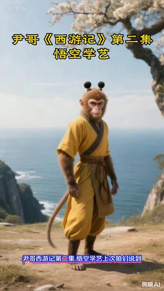 石猴漂洋过海十余年,终遇菩提老祖得赐名“孙悟空”!三更解谜悟玄机,习得七十二变、筋斗云两大绝技,却因卖弄被逐下山。回归花果山,他闯京城搬空兵器库,为寻趁手兵器直指东海龙宫~ 看天生石猴如何一步步成为叱咤风云的美猴王,下集揭秘金箍棒传奇!#尹哥西游记 #悟空学艺 #西游记名场面 #经典重温@抖音小助手