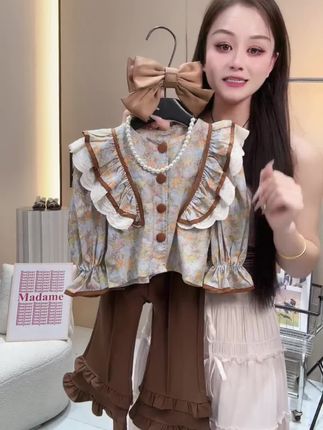 女童套装2025新款秋季长袖洋气小女孩时尚儿童气质秋款时髦两件套#高品质童装 #每日童装穿搭分享 #童装搭配 #秋季穿搭 #潮童穿搭