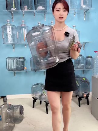 一款可以拆洗的食品级水桶 #打水桶 #可拆洗 #食品级材质 #pc桶