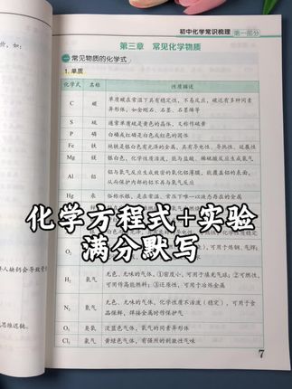 汉知简【满分默写化学方程式】默写本初中化学知识点速记总结考试点#教辅推荐#学霸秘籍#初中化学#化学方程式
