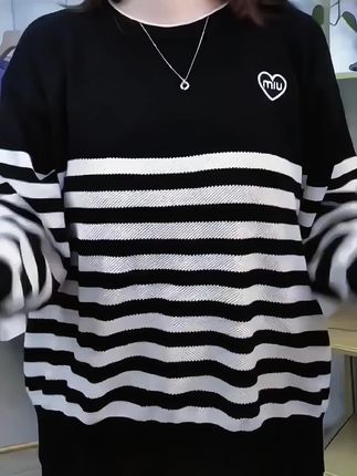 #宽松打底衫 #针织打底衫 #打底衫