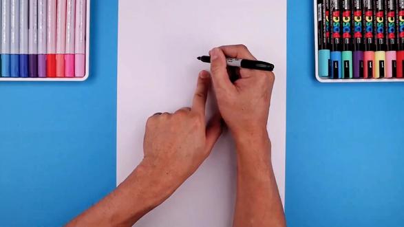 今天我们来画《圣诞夜惊魂》中的杰克·斯凯灵顿! #画画 #每日一画 #一起学画画 #跟着抖音学画画