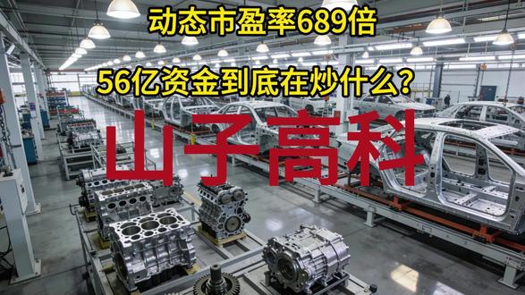 动态市盈率689倍,56亿资金到底在炒什么?山子高科 #山子高科 #股票知识 #理财有风险投资要谨慎