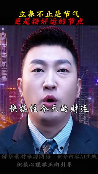 hy立春不止是节气,更是接好运的节点#立春 #运势 #好运 #福气