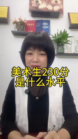 美术生专业考230分是什么水平?
