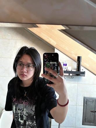 早起被自己的高颅顶帅到#原相机live #原相机的自己 #新发型 #鲻鱼头 #高中生