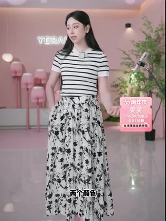 碎花裙国风款,喜欢的可以带回去试穿啦 轻薄透气不闷身#碎花裙 #夏季