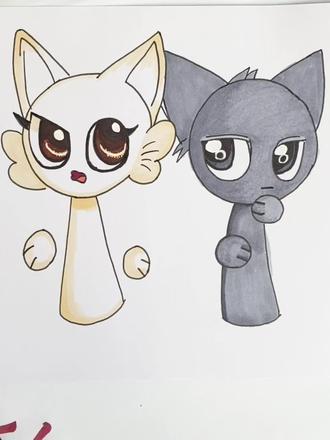 一起画温达和格雷 #儿童简笔画 #节奏盒子 #温达 #画画