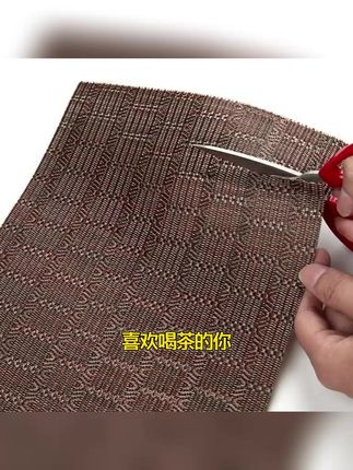 茶具茶道零配件纤维茶盘垫竹茶席隔热垫手绘水仙礼瓷茶具茶道用具