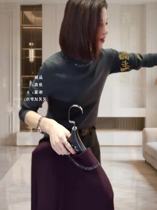 2025春秋新款时尚打底衫半高领针织衫烫钻百搭时尚毛衣上衣W1-36#穿搭搭配 #休闲风穿搭 #潮流穿搭休闲风 #简约休闲风