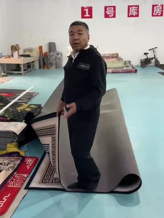 客厅地毯#大地毯#地毯地垫 #地毯铺装 #客厅地毯