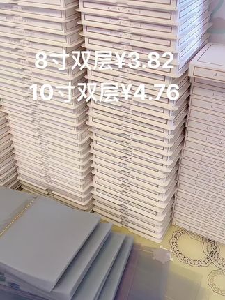 厂家直销蛋糕盒,下单立减15%,满50套免费印logo#强烈推荐 #烘焙人的日常#烘焙包装 #蛋糕店