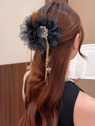 #鲨鱼夹 #抓夹 #美出高级感 #精致女人必备 #头饰发饰