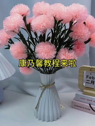 #康乃馨 #教师节 #编织 #手工 #手工diy