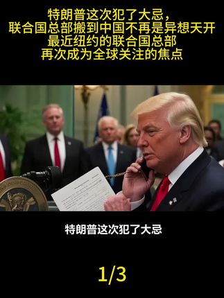 特朗普这次犯了大忌,联合国总部搬到中国不再是异想天开,最近纽约的联合国总部再次成为全球关注的焦点#军事科技 #军事科普 #军事迷 #大国重器 #军事爱好者