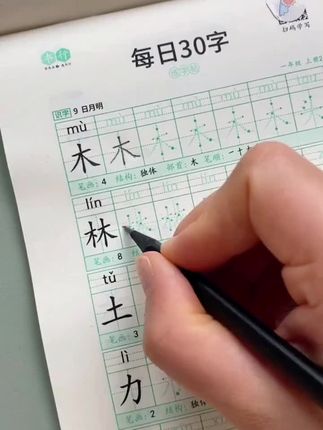 每日30字字帖#好物推荐#学习用品#练字帖 #每日30字