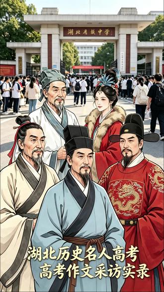 假如湖北名人写这次的高考作文 你写的词是什么?评论区交卷📖#高考作文 #湖北 #高考 #历史人物