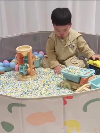 #儿童玩具 #折叠沙池 #挖沙玩具 #带娃神器解放双手 #宝妈推荐