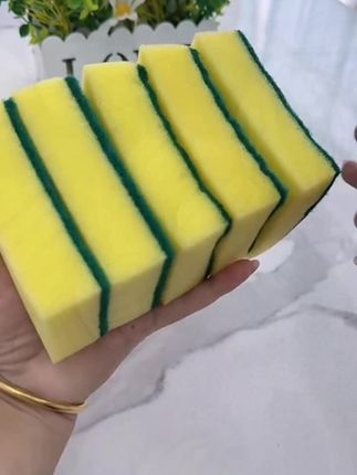 包邮10个洗碗专用,海绵擦百洁布洗刷碗,刷锅海绵块#厨房好物 #厨房好帮手 #实用好物