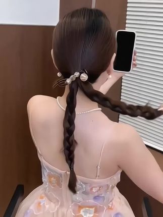 #优雅气质 #头饰发饰 #我又心动了 #头饰搭配 #爱了爱了 一字夹