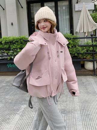 早八人锁死这件!💼3秒套上出门→百搭黑棉服撑住整个秋冬 #小个子棉服  #秋冬外套女  #保暖外套  #百搭棉服  #平价棉服女