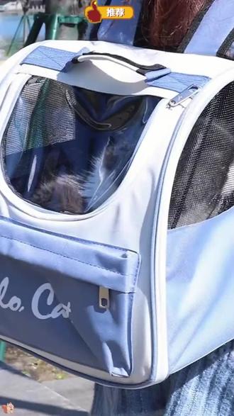 猫咪外出便携太空舱大容量双肩猫包可折叠透气手提宠物包防水耐咬#猫包 #猫包推荐 #猫包双肩包 #养猫用品推荐 #养猫经验分享
