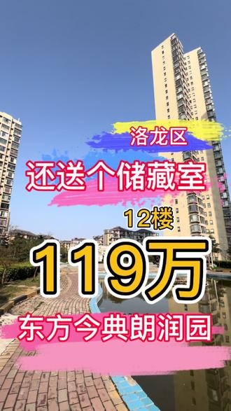#精装修 东方今典系列 电梯小高层#龙翔商业街 #洛龙好位置 #边户南北通透