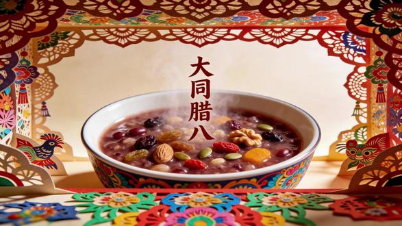 岁月悠悠,粥香依旧✨ 法华寺十二年腊八施粥,用一碗热粥传递爱与传承,领粥接福,愿大同人岁岁安康,事事顺遂~#大同年味 #法华寺腊八粥 #爱心施粥 #腊八 @陈阿硕