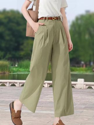 阔腿裤女2025新款春夏舒柔特抗皱灰色裤子女欧若风休闲九分直筒裤#夏季穿搭 #百搭裤子 #高级感穿搭 #清凉一夏 #休闲裤