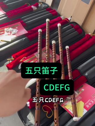 演奏级套笛五只CDEFG送包配件齐全直接一步到位不卷价格只卷质量!#钓鱼装备 #钓鱼人 #弘扬国乐 #推荐视频上热门