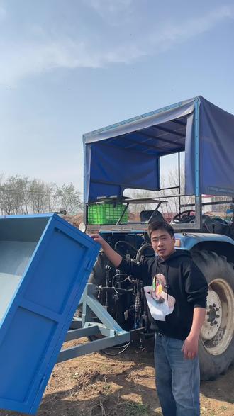 这样的小背斗还喜欢吗 #拖拉机后背斗 #小工具大用途 #抖音助农