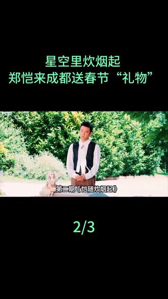 星空里炊烟起 郑恺来成都送春节“礼物”#郑凯#热点