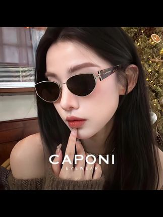 【薯薯镜】2025新款圆框猫眼墨镜来袭!高级感与俏皮风并存,有效防紫外线,时尚之选就它啦34020!#太阳镜 #每日分享 #高颜值眼镜 #美出高级感 #轻奢墨镜推荐