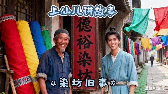 上仙儿讲故事之《染坊旧事》#民间故事大全完整版 #原创视频 #上热搜 #创作人计划