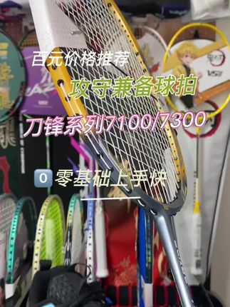 百元价格推荐刀锋羽毛球拍,破风框,风阻小,力量大,新手上手没难度!#羽毛球拍 #羽毛球拍推荐 @抖音小助手