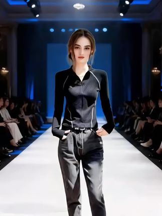 双面德绒拉链长袖T恤女2024秋冬新款修身加绒保暖时尚打底上衣#优雅气质 # 时尚百搭#预制国庆出游穿搭 #通勤穿搭万能配色公式#轻松拿捏酷飒感的拽姐穿搭